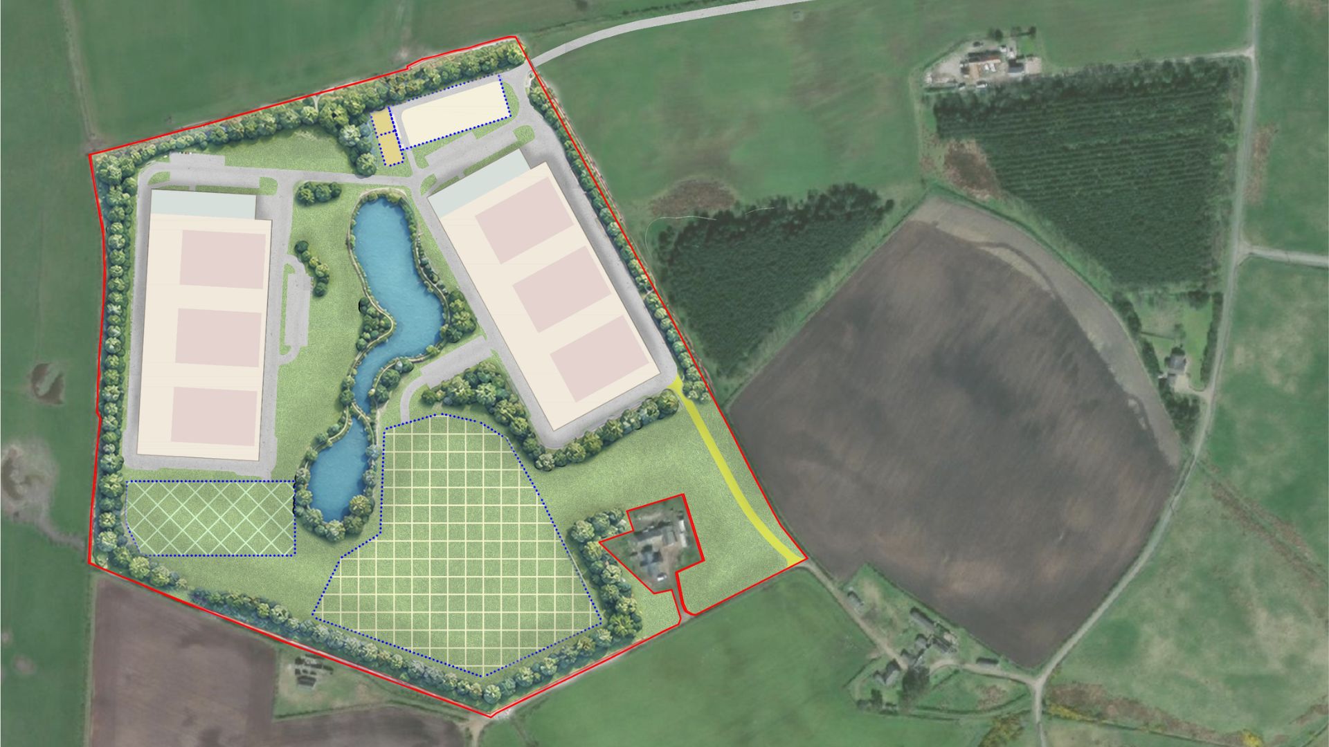 Green Scape development visual